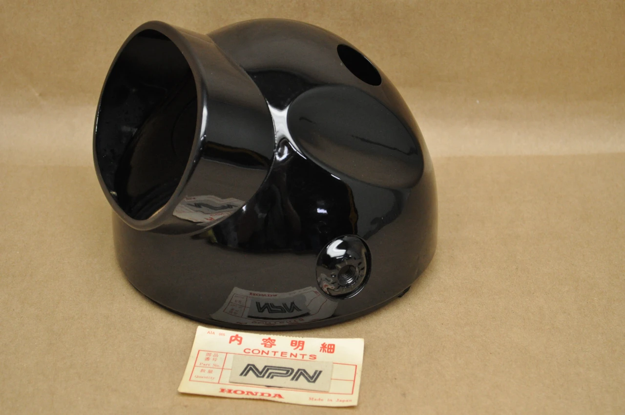 NOS Honda CL175 Black Head Light Bucket 61301-235-672 B