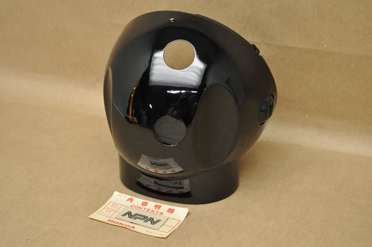 NOS Honda CL175 Black Head Light Bucket 61301-235-672 B