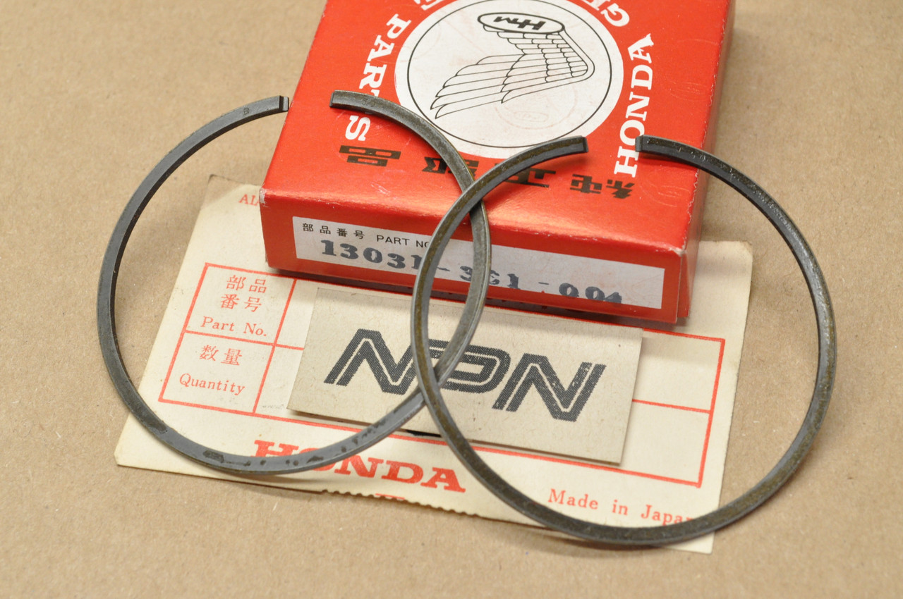 NOS Honda MT125 .50 Oversize Piston Ring Set 13031-361-004