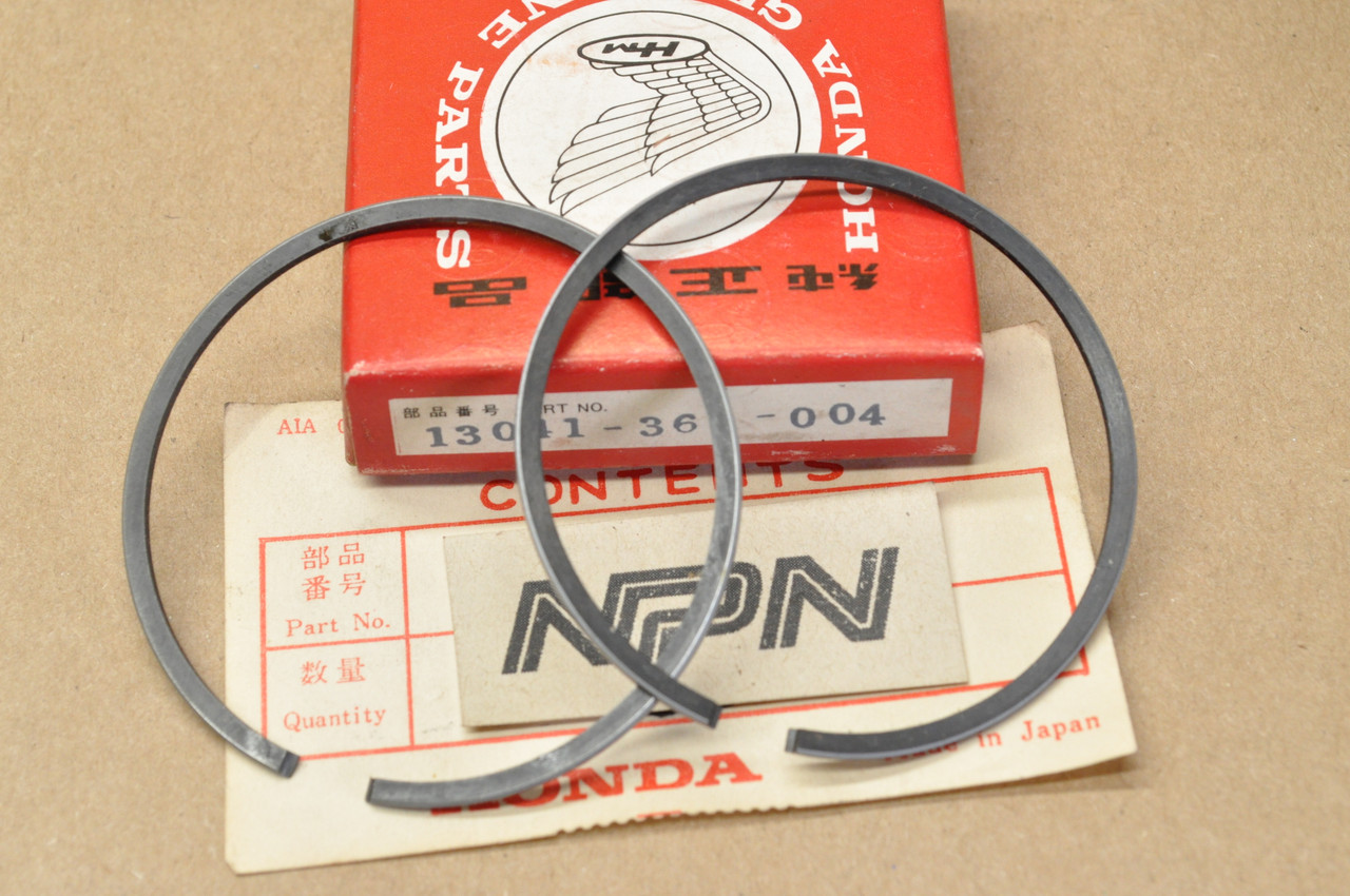 NOS Honda MT125 .75 Oversize Piston Ring Set 13041-361-004