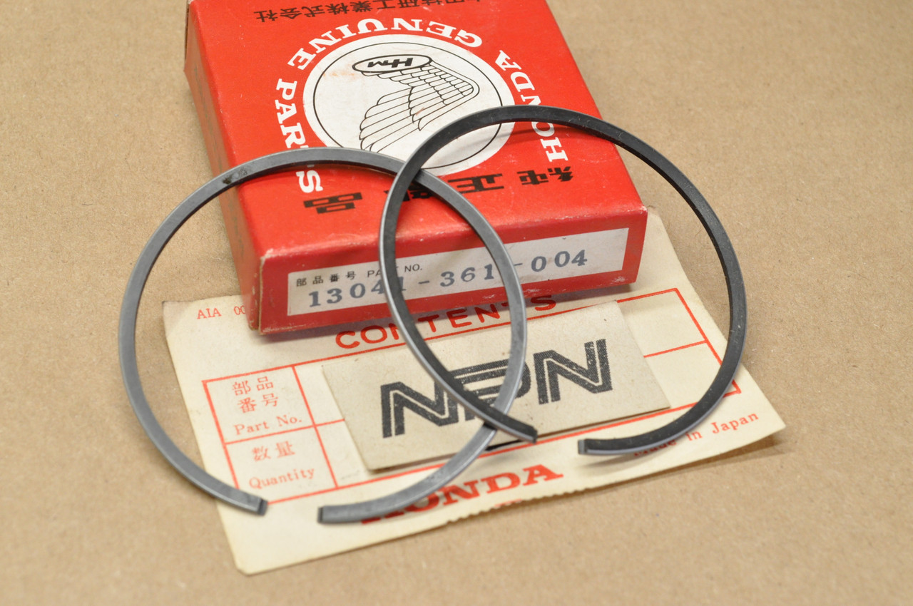 NOS Honda MT125 .75 Oversize Piston Ring Set 13041-361-004