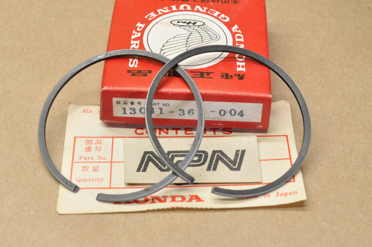 NOS Honda MT125 .75 Oversize Piston Ring Set 13041-361-004