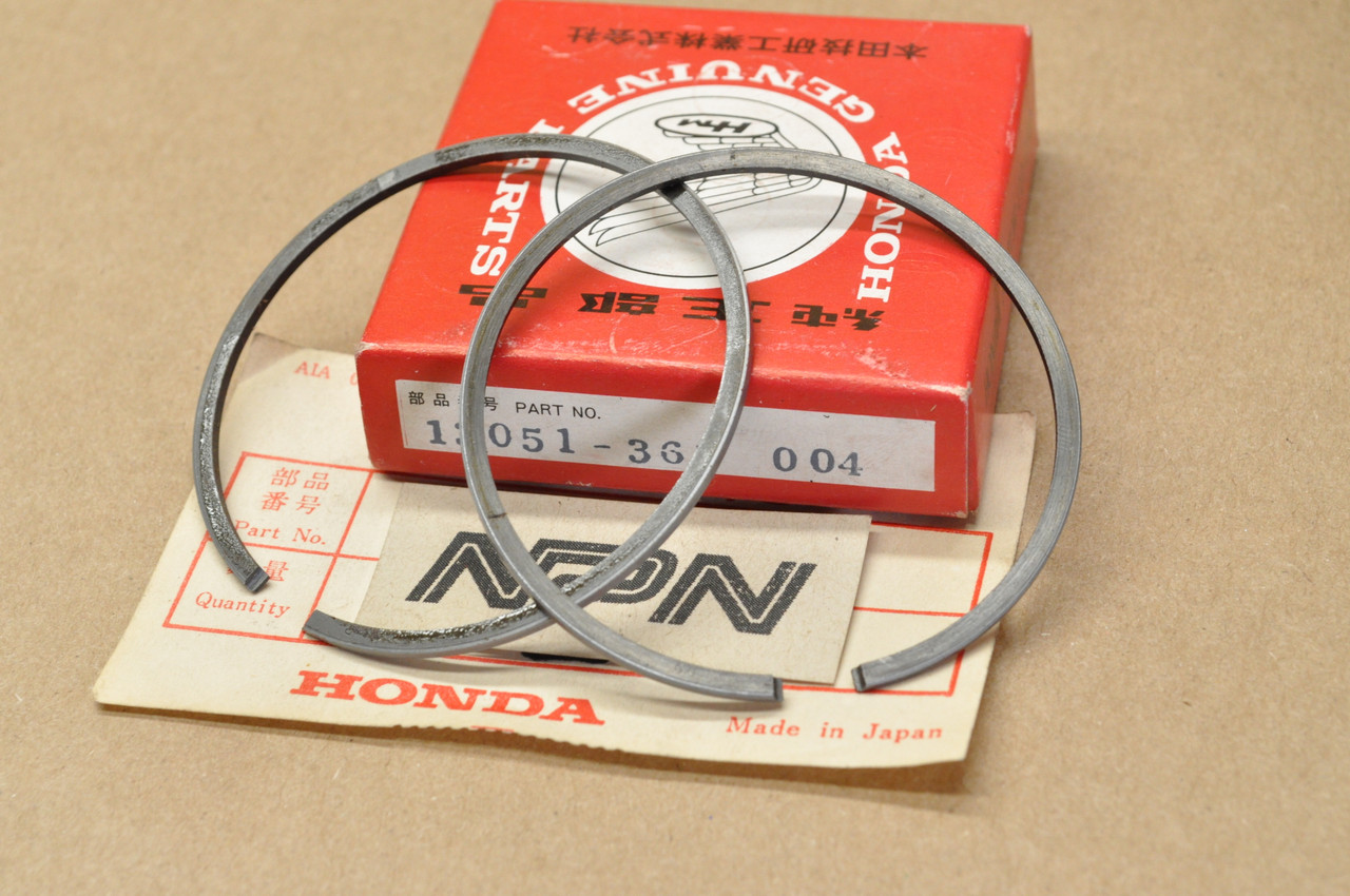 NOS Honda  MT125 1.00 Oversize Piston Ring Set 13051-361-004