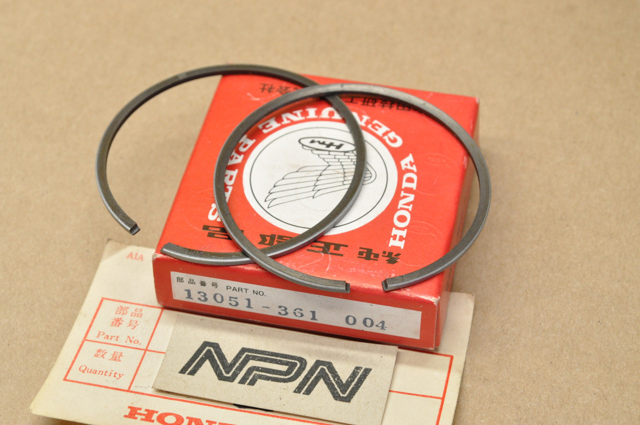 NOS Honda  MT125 1.00 Oversize Piston Ring Set 13051-361-004