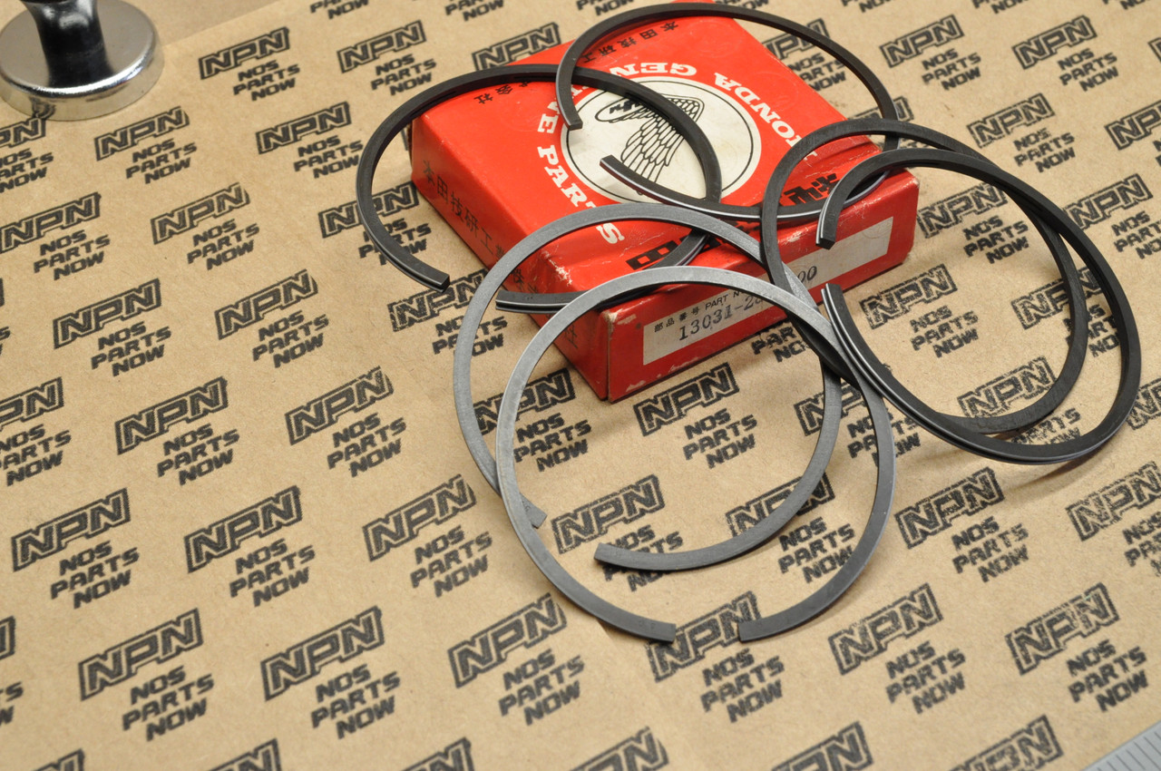 NOS Honda  CB350 CB350G CL350 SL350 .50 Oversize Piston Ring Set Is For 2 Pistons = 6 Rings 13031-287-000