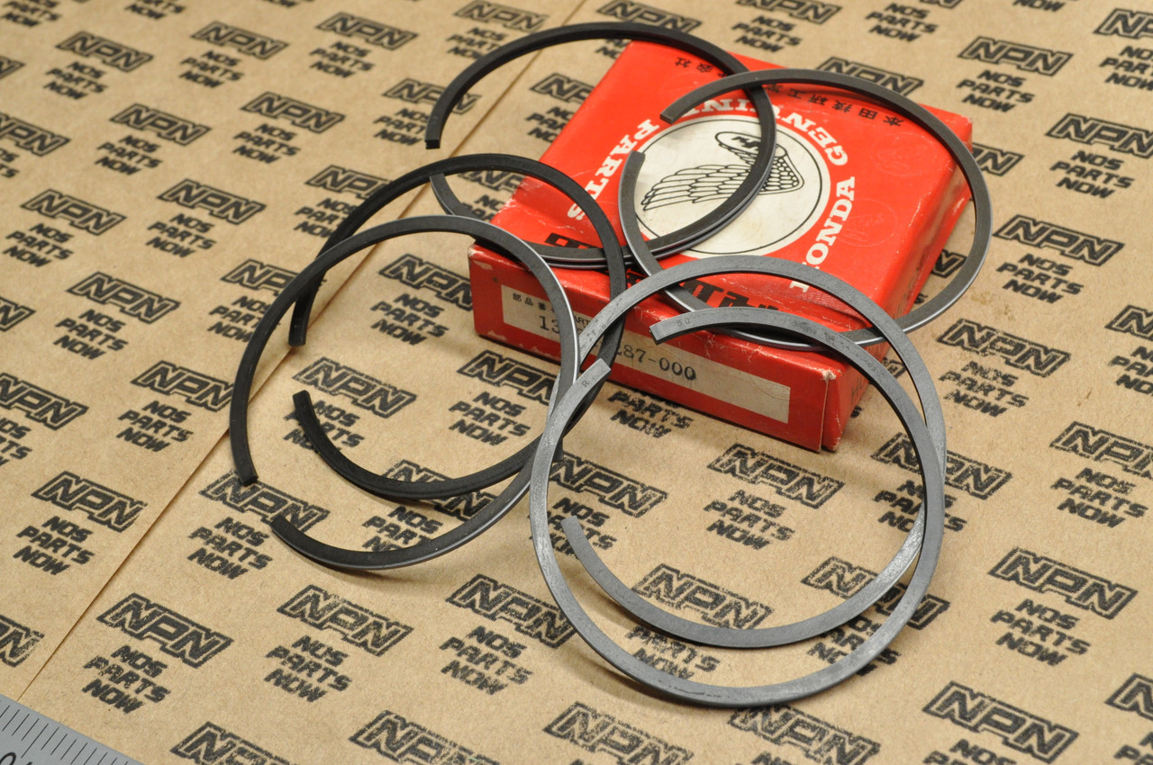 NOS Honda  CB350 CB350G CL350 SL350 .50 Oversize Piston Ring Set Is For 2 Pistons = 6 Rings 13031-287-000