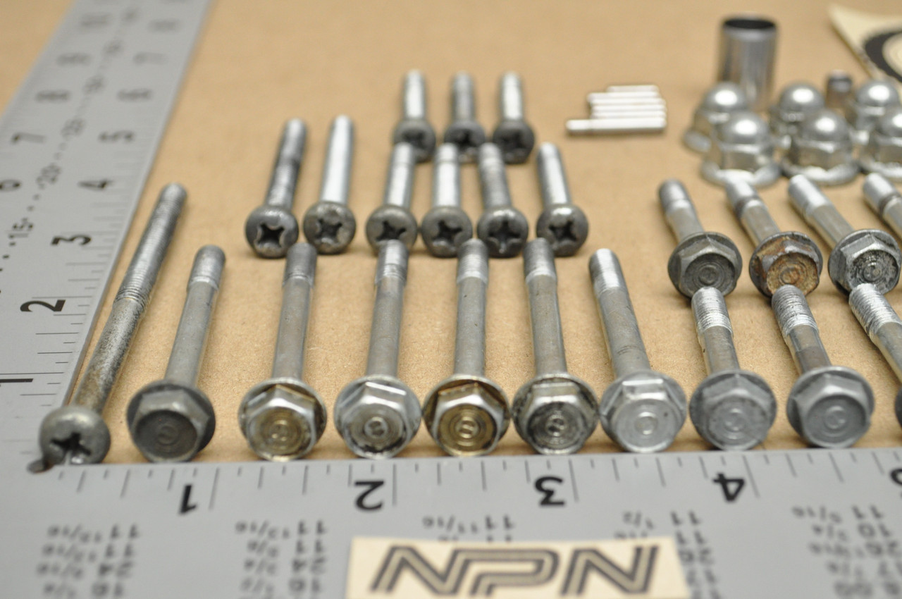 VTG OEM Honda CB350 F Engine Motor Screw Bolt Washer Nut Cap Clip Hardware Lot