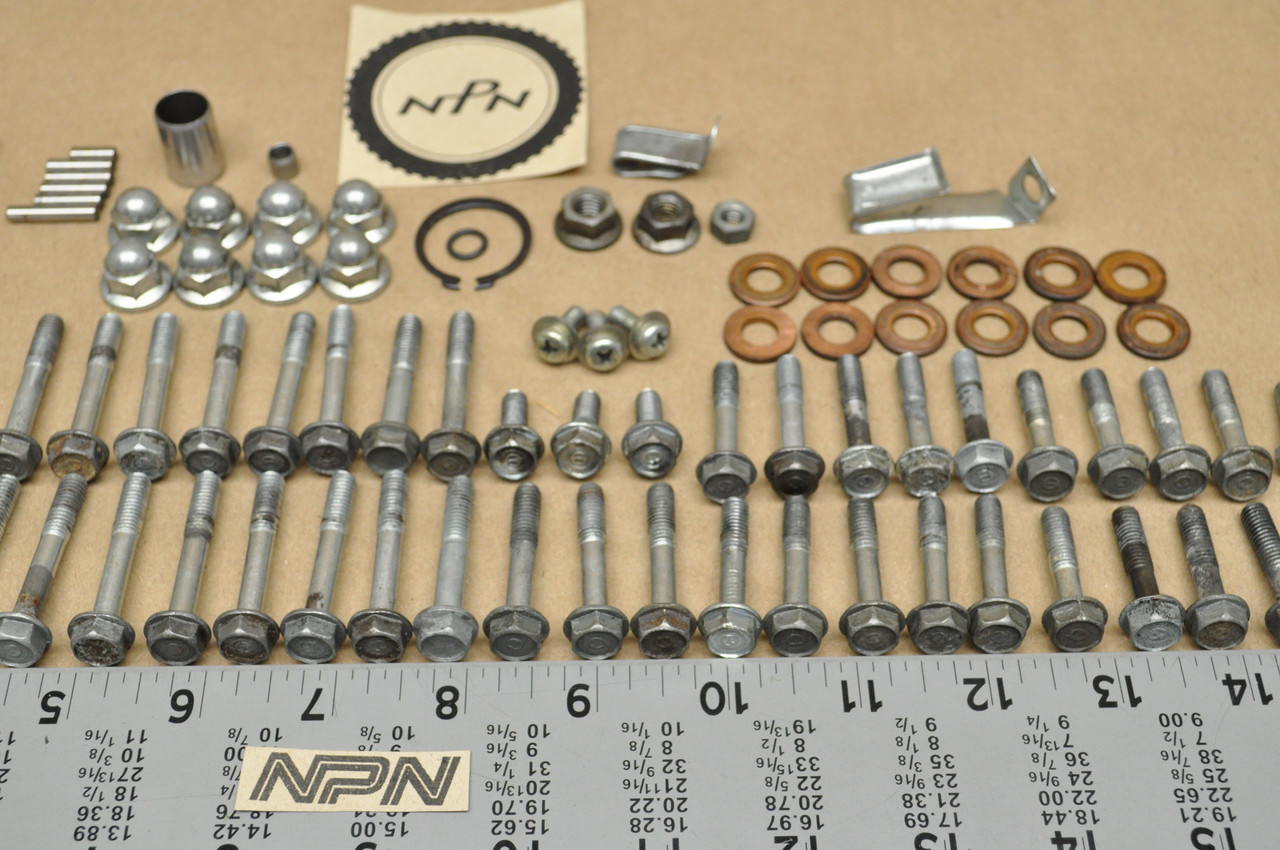 VTG OEM Honda CB350 F Engine Motor Screw Bolt Washer Nut Cap Clip Hardware Lot