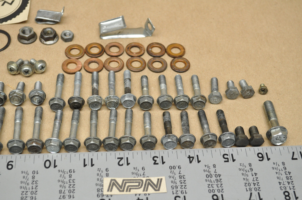 VTG OEM Honda CB350 F Engine Motor Screw Bolt Washer Nut Cap Clip Hardware Lot