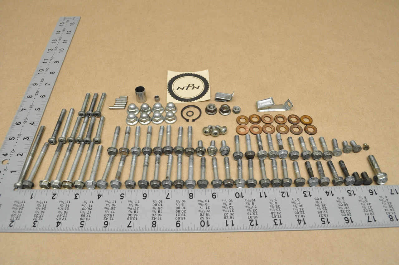 VTG OEM Honda CB350 F Engine Motor Screw Bolt Washer Nut Cap Clip Hardware Lot