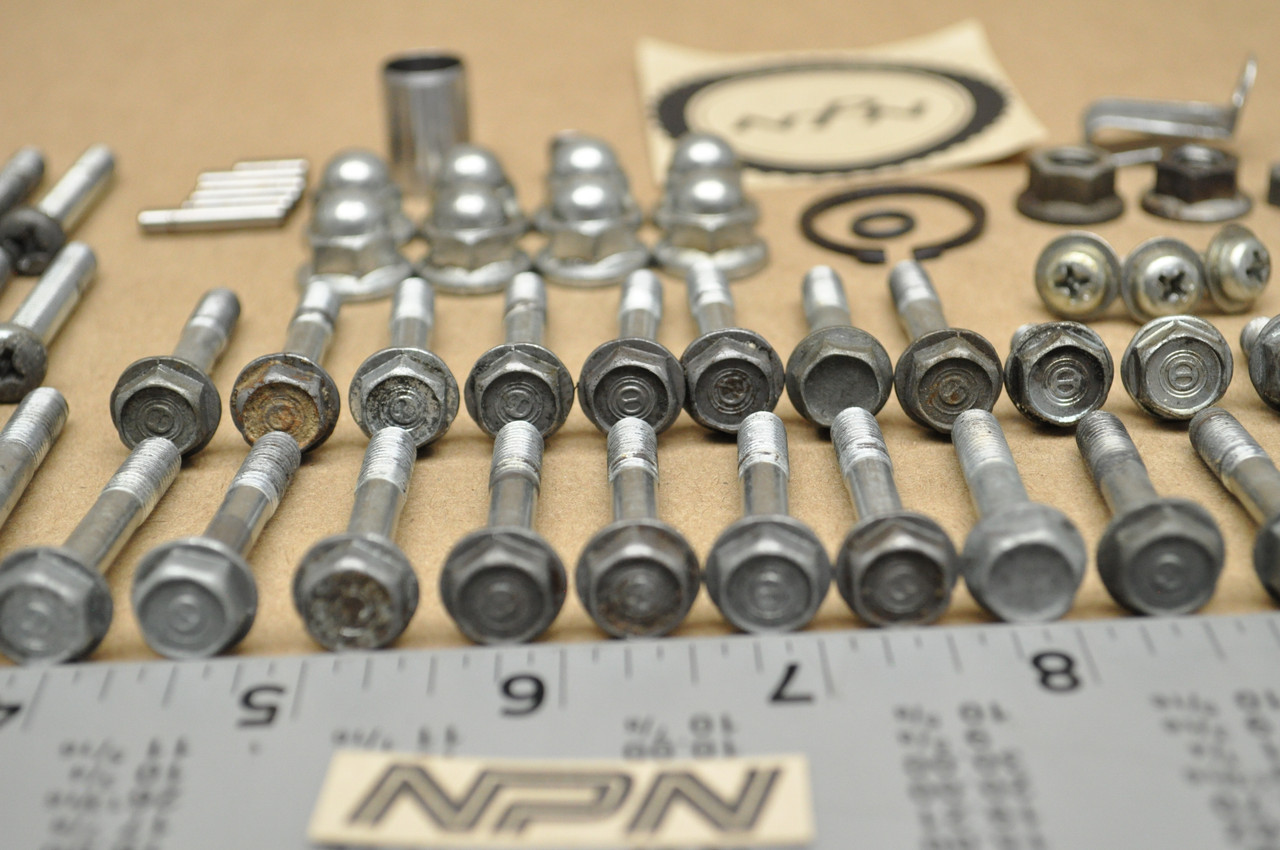 VTG OEM Honda CB350 F Engine Motor Screw Bolt Washer Nut Cap Clip Hardware Lot