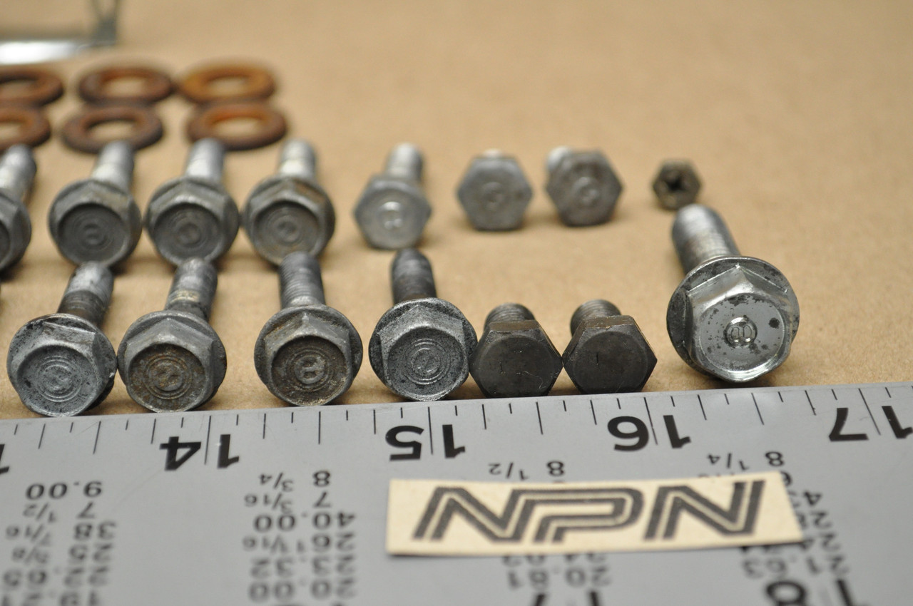 VTG OEM Honda CB350 F Engine Motor Screw Bolt Washer Nut Cap Clip Hardware Lot