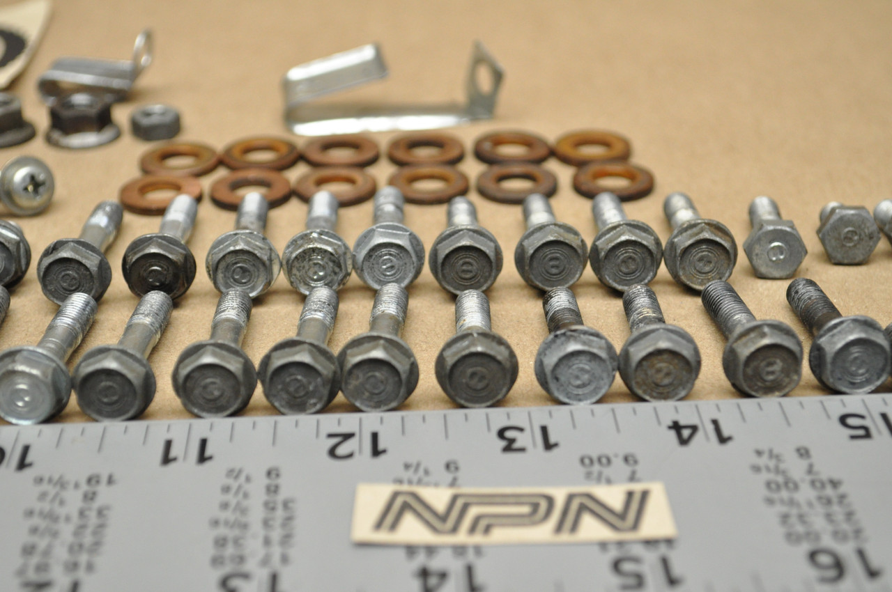 VTG OEM Honda CB350 F Engine Motor Screw Bolt Washer Nut Cap Clip Hardware Lot