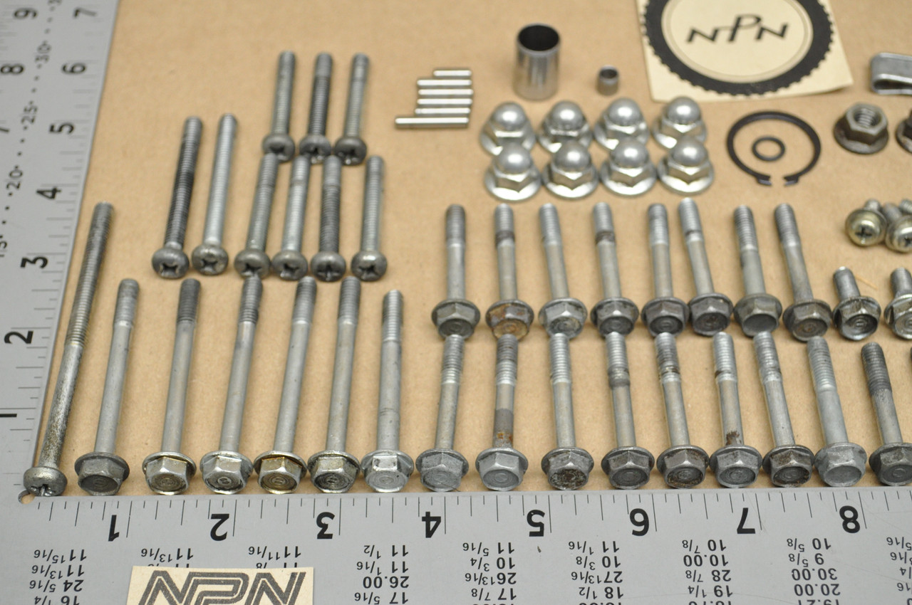 VTG OEM Honda CB350 F Engine Motor Screw Bolt Washer Nut Cap Clip Hardware Lot