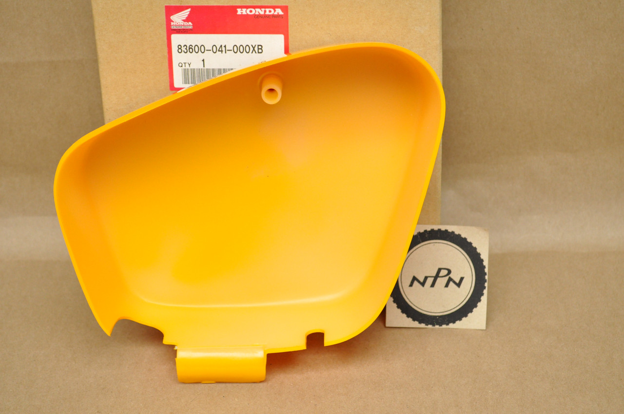 NOS Honda CA105 T CT200 CT90 K0-1978 Yellow Battery Side Cover 83600-041-000 XB