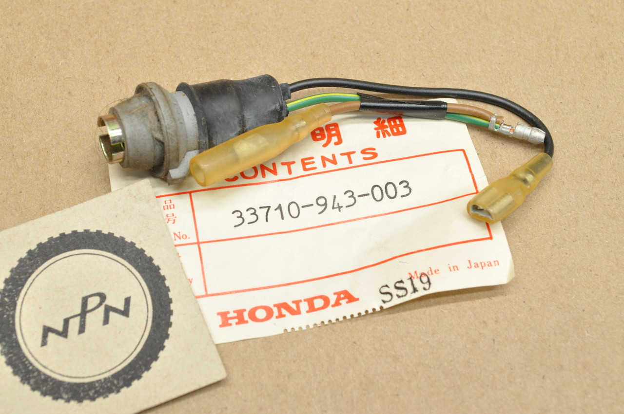NOS Honda 1979-82 ATC110 Tail Light Socket 33710-943-003