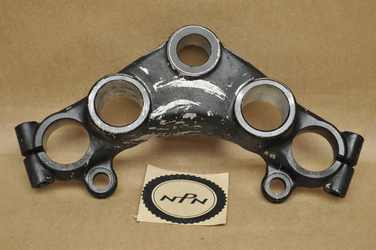 Vtg OEM Yamaha XS360 XS400 Upper Fork Clamp Triple Tree Bridge 1L9-23435-00-98