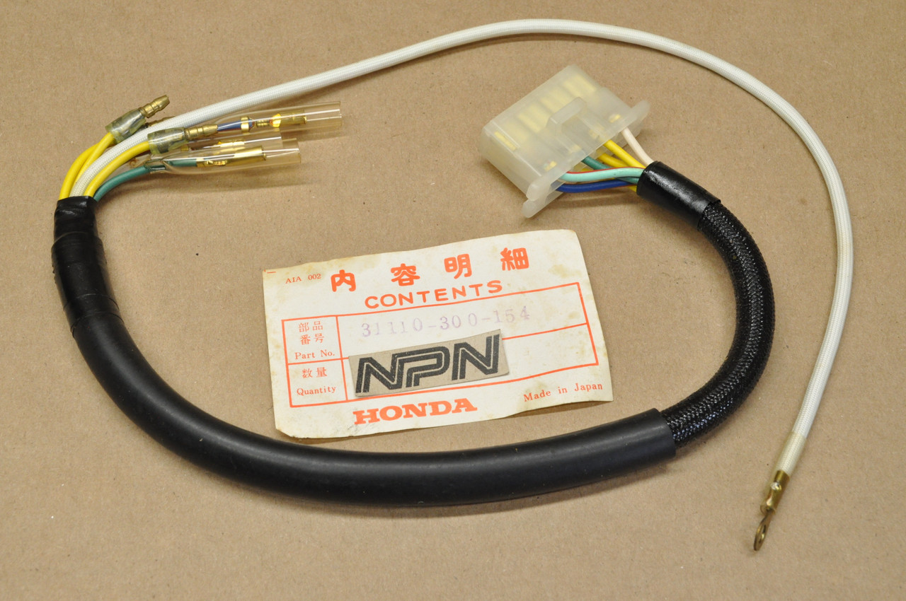 NOS Honda 75-78 CB750F CB750 K0-78 Stator Alternator Wire Harness 31110-300-154