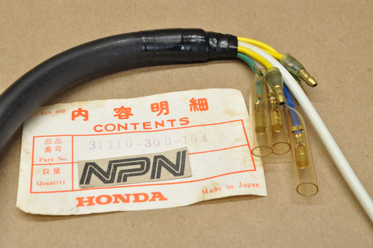 NOS Honda 75-78 CB750F CB750 K0-78 Stator Alternator Wire Harness 31110-300-154