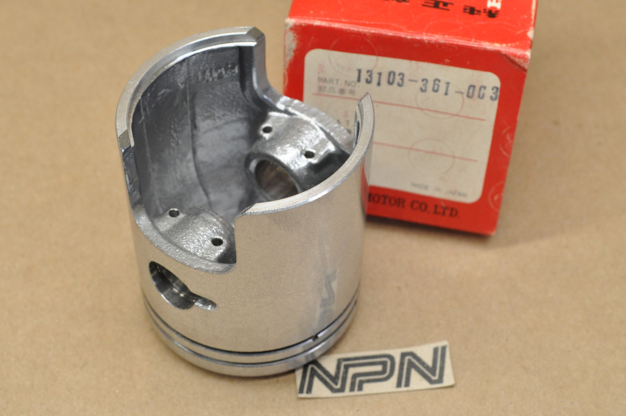 NOS Honda 1974-76 MT125 Elsinore .50 Oversize Piston 13103-361-003