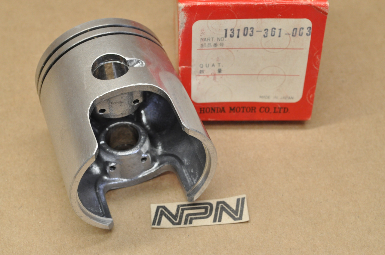 NOS Honda 1974-76 MT125 Elsinore .50 Oversize Piston 13103-361-003