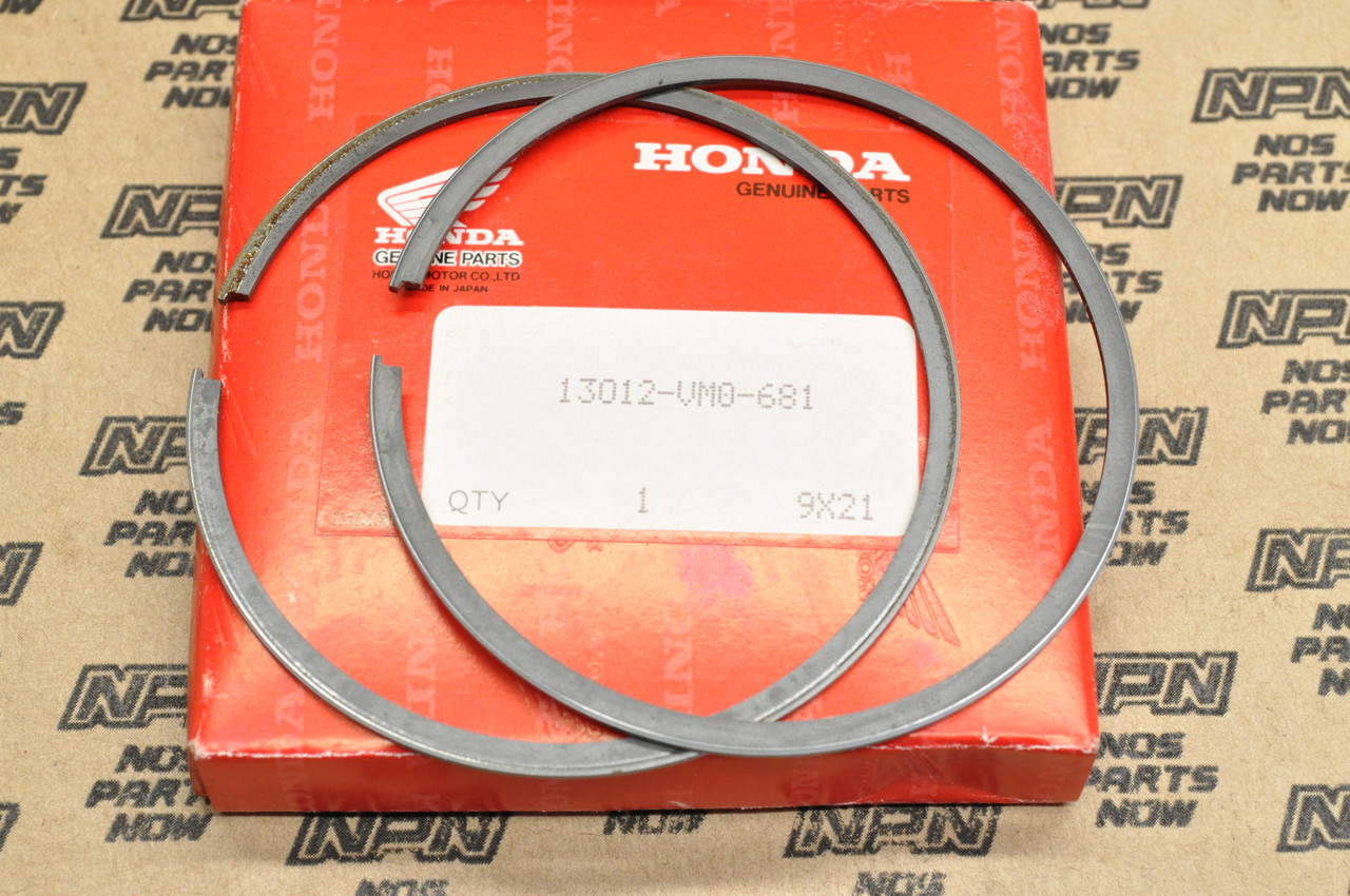 NOS Honda 1985 FL350 R Odyssey .25 Oversize Piston Ring Set 13012-VM0-681