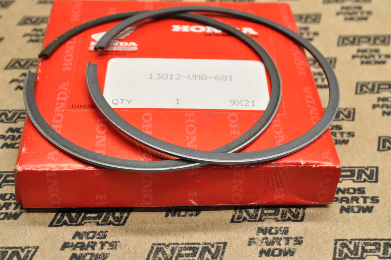 NOS Honda 1985 FL350 R Odyssey .25 Oversize Piston Ring Set 13012-VM0-681