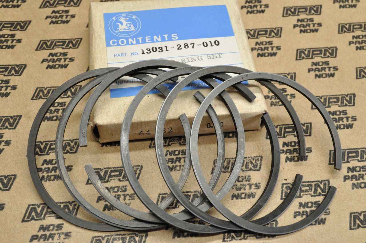 NOS Honda CB350 CL350 SL350 FCS .50 Oversize Piston Ring Set 13031-287-010