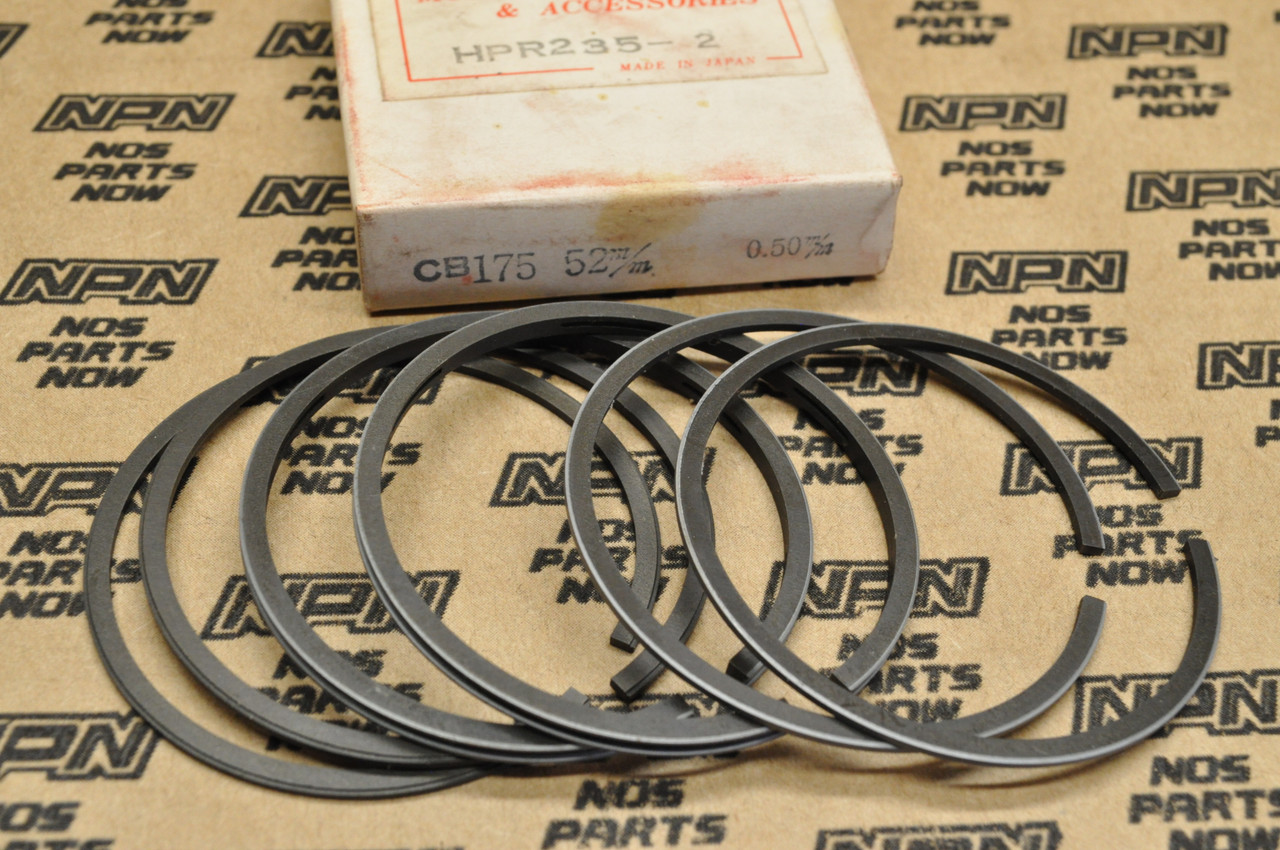 NOS Honda CA175 CB175 CL175 SL175 SCM .50 Oversize Piston Ring Set 13031-302-004