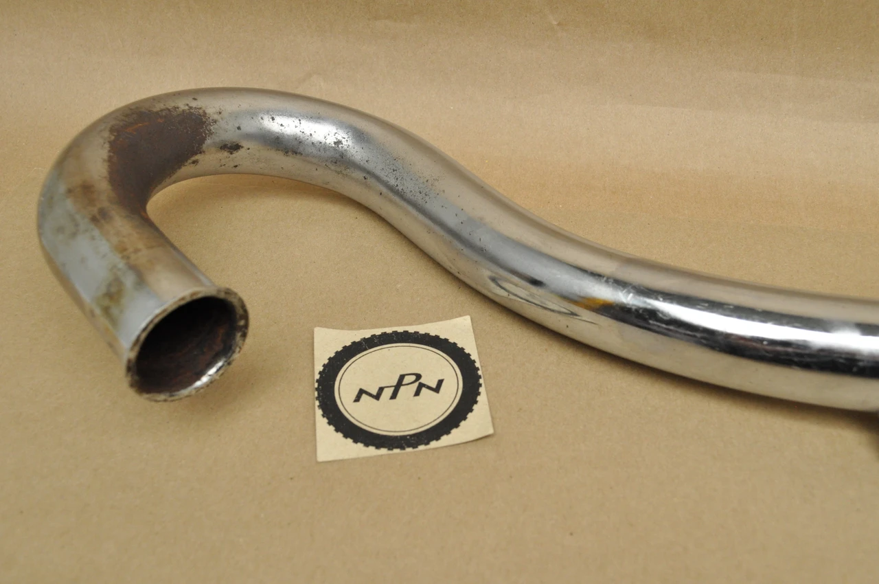 VTG OEM Honda CL72 CL77 Left Chrome Muffler Exhaust Header Pipe 18220-273-000