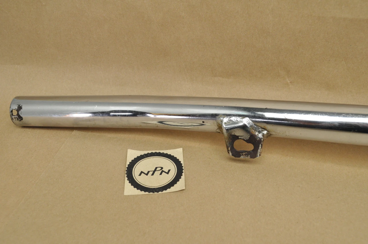 VTG OEM Honda CL72 CL77 Chrome Right Exhaust Muffler Header Pipe 18210-273-000
