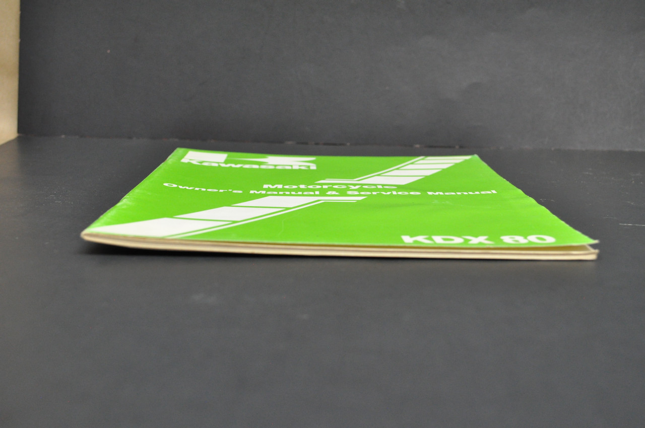 Vintage Kawasaki 1984 KDX80 C2 Motorcycle Service Shop Repair Owners Manual