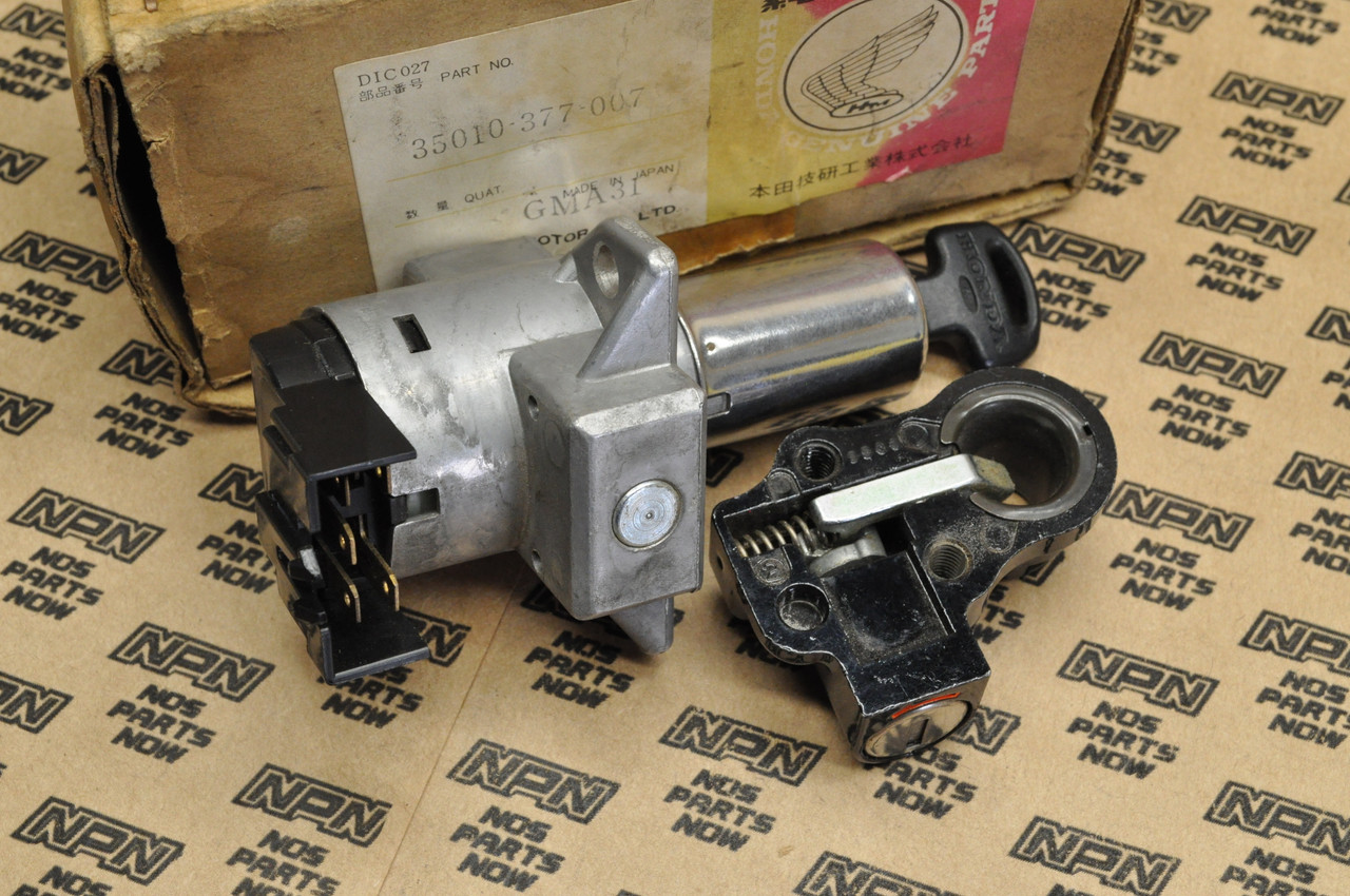 NOS Honda CB400 CB550 CB750 GL1000 Ignition Switch & Seat Lock 35010-377-007