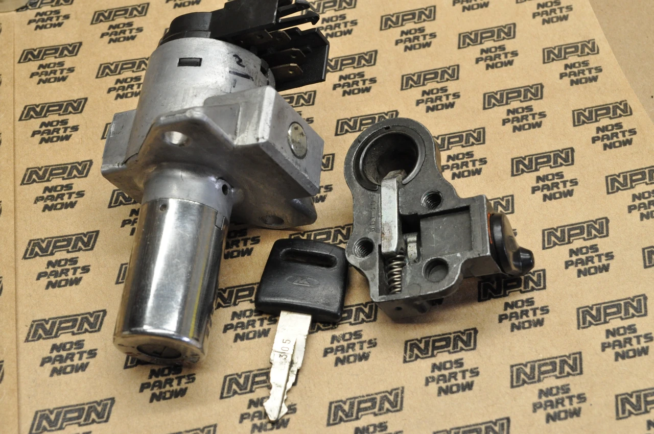 VTG OEM Honda CB400 CB550 CB750 GL1000 Ignition Switch & Seat Lock 35010-377-007