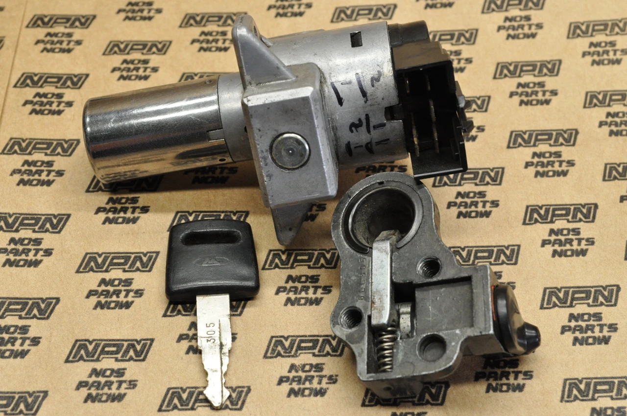 VTG OEM Honda CB400 CB550 CB750 GL1000 Ignition Switch & Seat Lock 35010-377-007