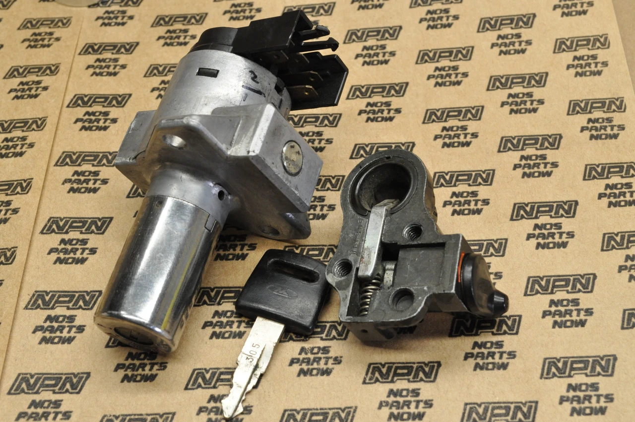 VTG OEM Honda CB400 CB550 CB750 GL1000 Ignition Switch & Seat Lock 35010-377-007