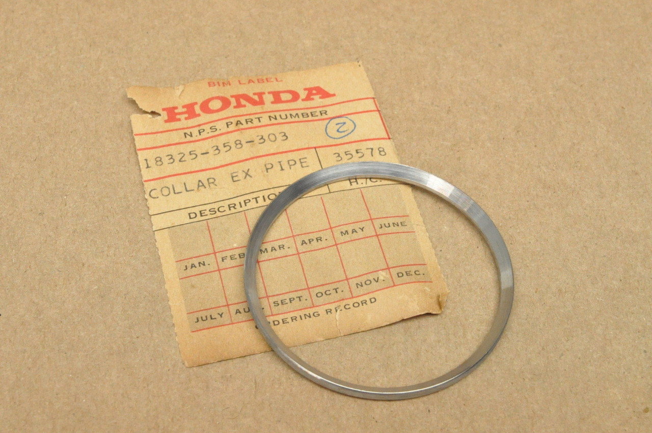 NOS Honda MT250 Elsinore Exhaust Pipe Collar 18325-358-303