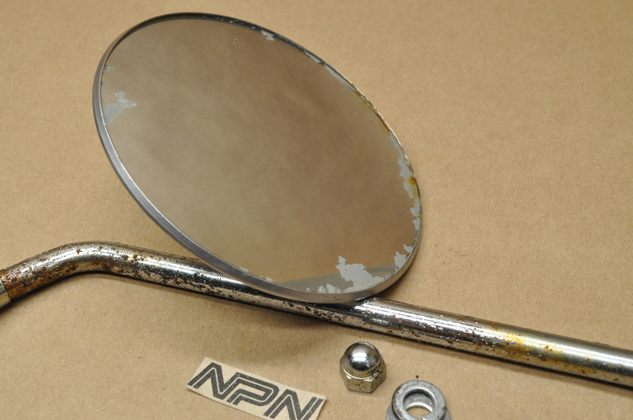 VTG OEM Honda CB360 CL360 Left Side Rear View Mirror & Stem Assy 88120-369-000