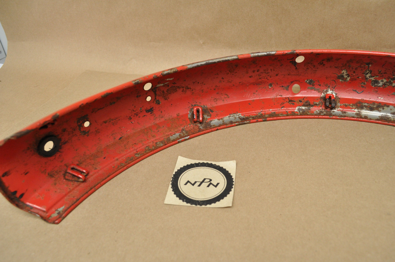 VTG OEM Honda 1978-79 PA50 I Moped Red Rear Fender Mud Guard 80100-148-631 C