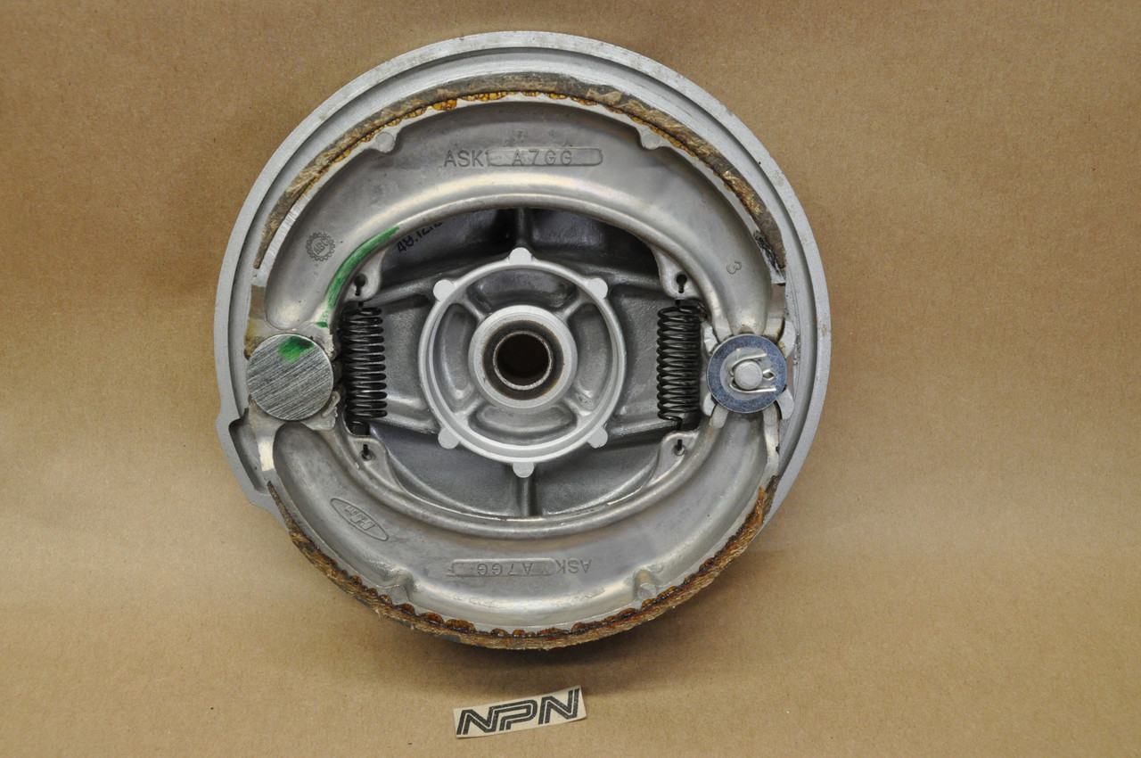 VTG OEM Honda MT250 XL250 XL350 Front Brake Panel w/ Brake Shoes 45100-329-770