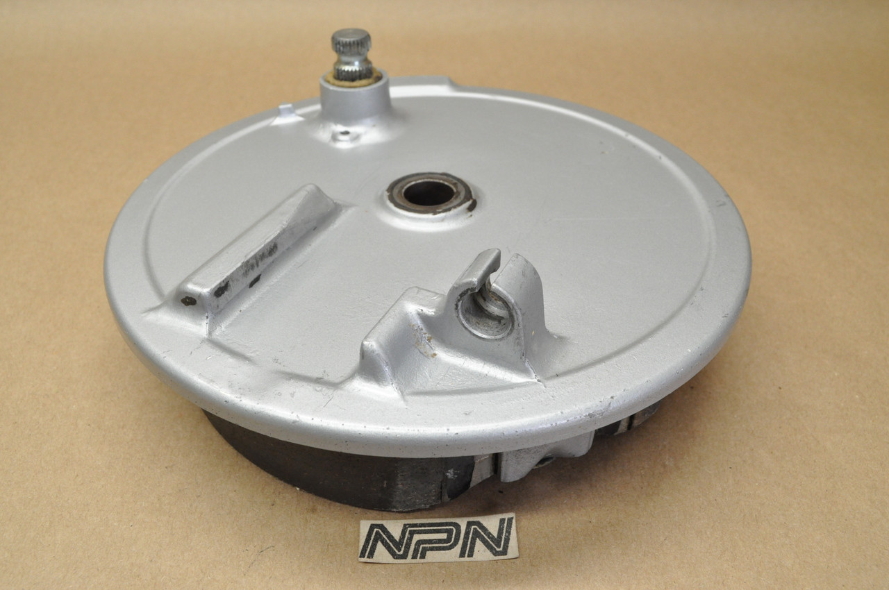 VTG OEM Honda MT250 XL250 XL350 Front Brake Panel w/ Brake Shoes 45100-329-770