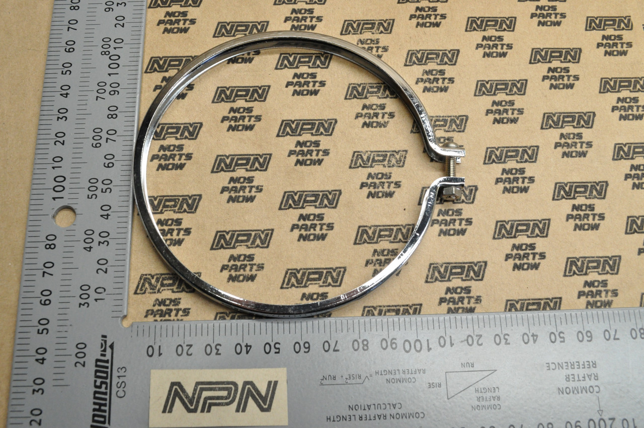 NOS Honda Drag Specialties Speedometer & Tachometer Gauge Cover & Clamp Set