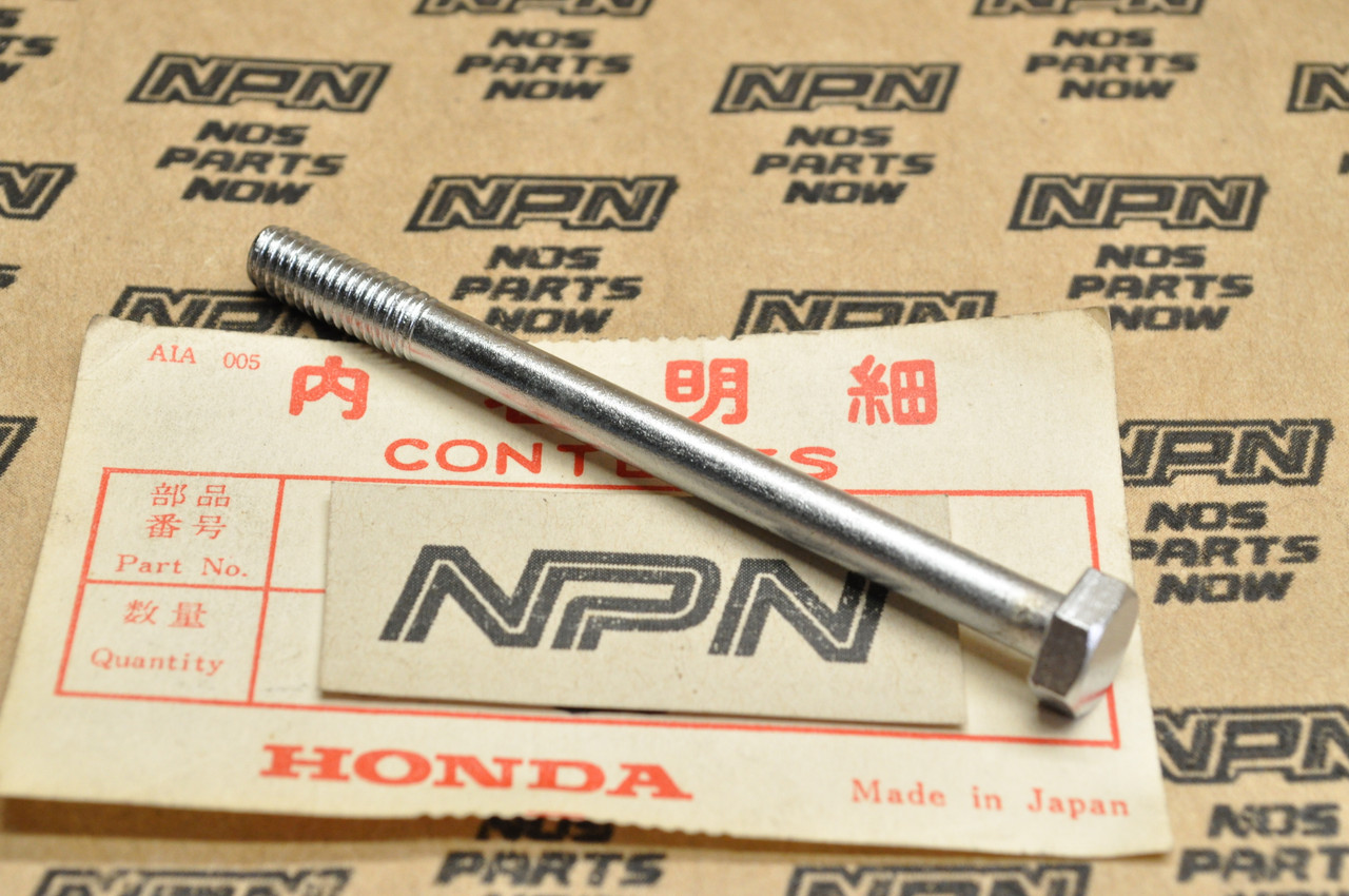 NOS Honda C100 CA100 C102 CA102 Front Cover Leg Shield Hex Bolt 92000-06075-02