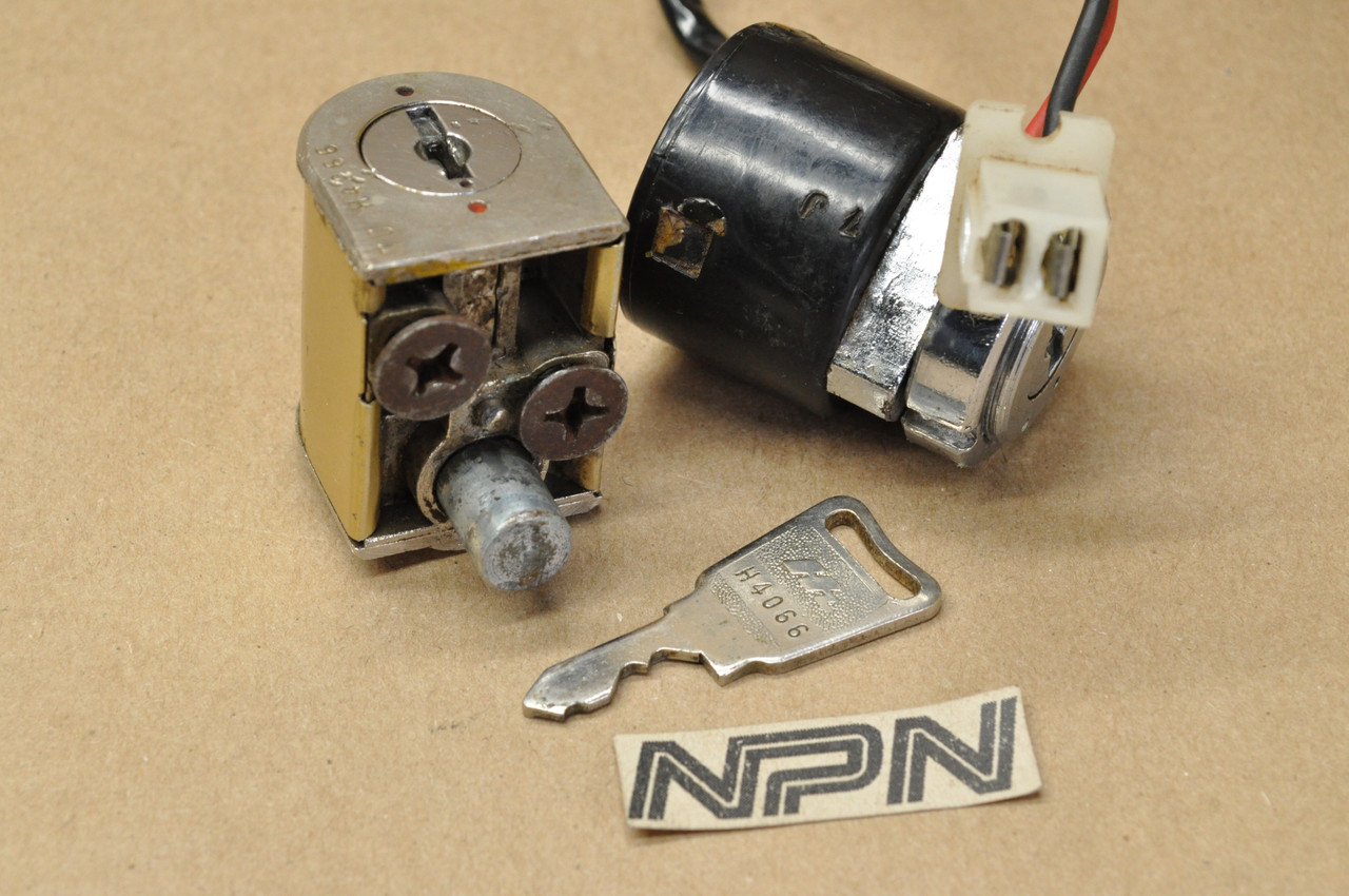 VTG OEM Honda CL90 S90 Ignition Switch w/ Steering Lock & Key Set 35010-028-010