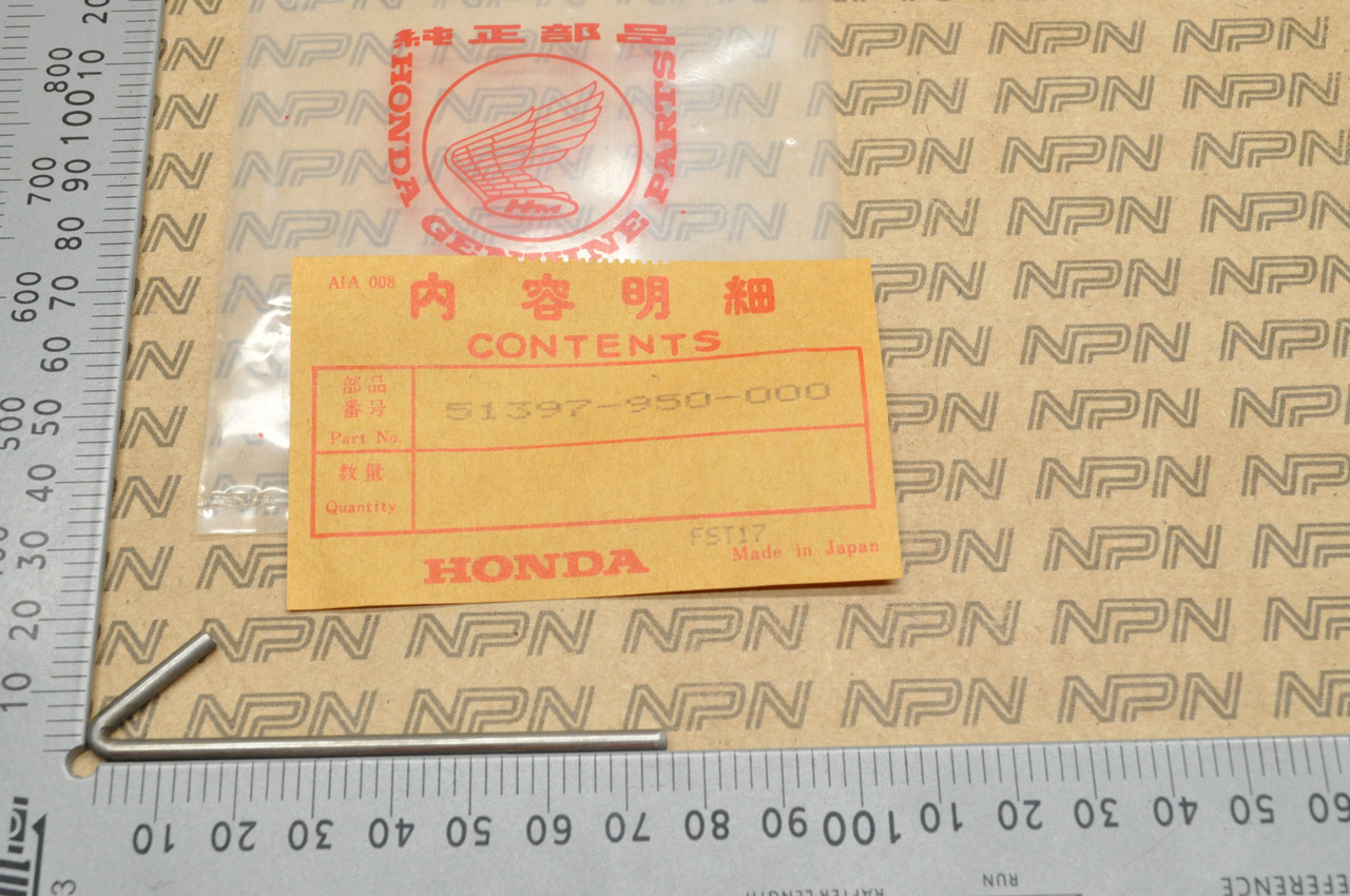 NOS Honda 1977-84 FL250 Odyssey Front Arm Locking Wire 51397-950-000