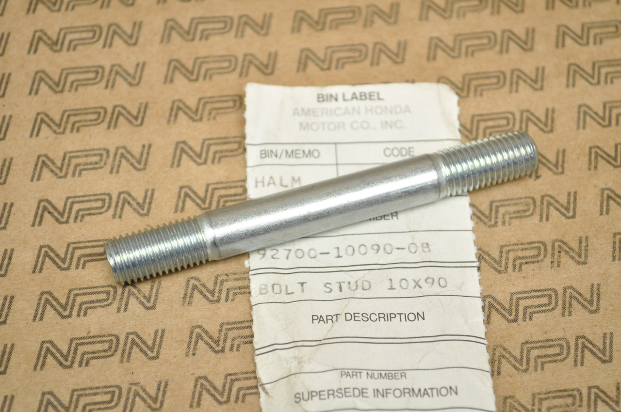 NOS Honda CX500 CX650 GL500 GL650 Silver Wing Cylinder Stud Bolt 92700-10090-0B
