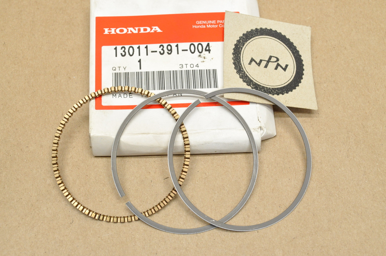 NOS Honda CB350 CL350 SL350 XL175 Standard Piston Ring Set for 1 Piston = 3 Rings 13011-391-004