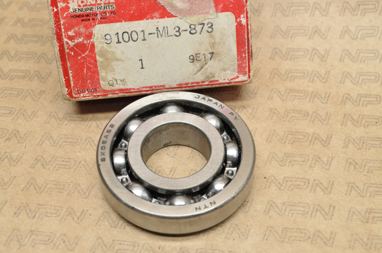 NOS Honda CR250 R CR500 R Crank Case Radial Ball Bearing 91001-ML3-873