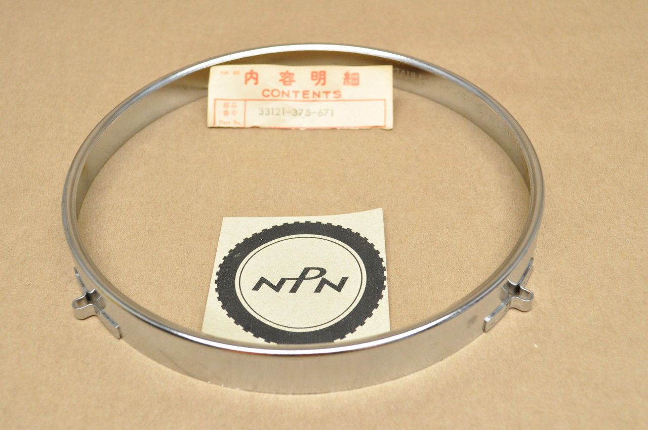NOS Honda CB500 T CB750 GL1000 Head Light Bezel Ring Rim 33121-375-671