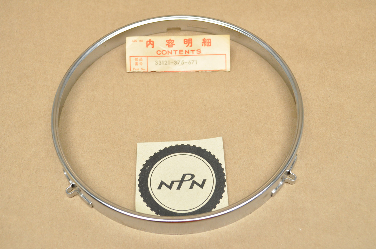 NOS Honda CB500 T CB750 GL1000 Head Light Bezel Ring Rim 33121-375-671